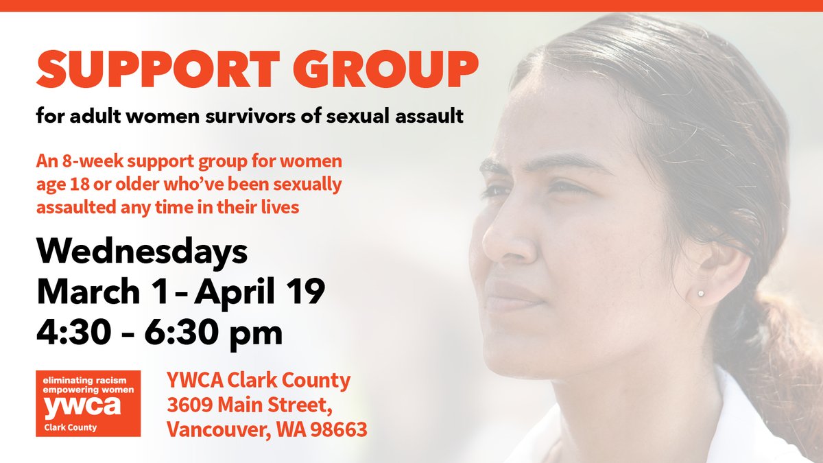 ywcacc's tweet photo. Free 8-week support group.  Welcome to anyone 18 and older identifying as female who has experienced sexual assault at any time in their lives. Safe,  empowering space.  For info and registration, visit https://t.co/et1QSmRCkt. #ywcacc #supportgroup  #sexualassaultsupport #ywcacc https://t.co/7LMu91lfaY