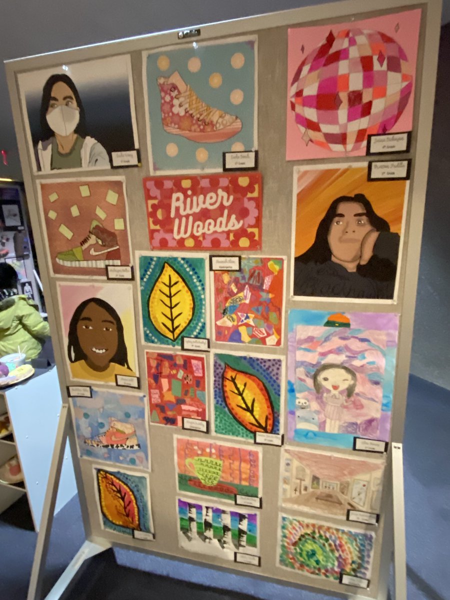 RWpride's tweet image. Congratulations RW artists on display at city hall!  Thank you artists and Mrs. Carloss for sharing your PRIDE with the community.