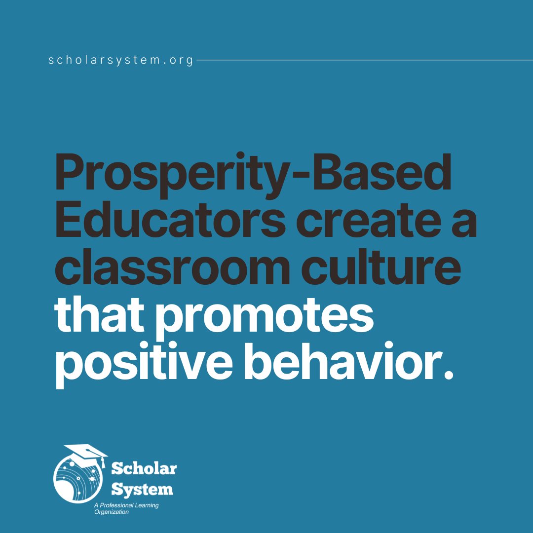 scholar_system's tweet photo. "When you focus on supporting students to engage in positive behavior, you communicate that you expect the best from them. When you focus on stopping students from negative behavior, this at-promise mindset can disappear."
~ Lily Jones
#educators #masbloom #atpromise https://t.co/tgJv1o2Nt3