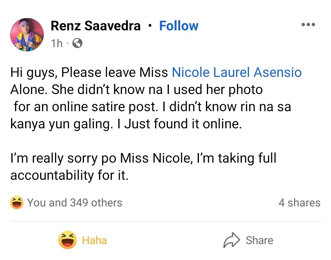 Noong may nag-post na kumita daw ng 198M in 4 days ang Katips, sinakyan ni <a href="/VinceTanada/">Vince Tanada</a>. Pero nang mabuko, joke lang daw. Ngayon, nag-post itong si <a href="/Renz_Saavedra14/">Zner Saavedra</a> ng pic at pinapalabas na marami ang nanood ng #AkoSiNinoy. Nang mabuko, satire lang daw. Nuknukang sinungaling. 😂