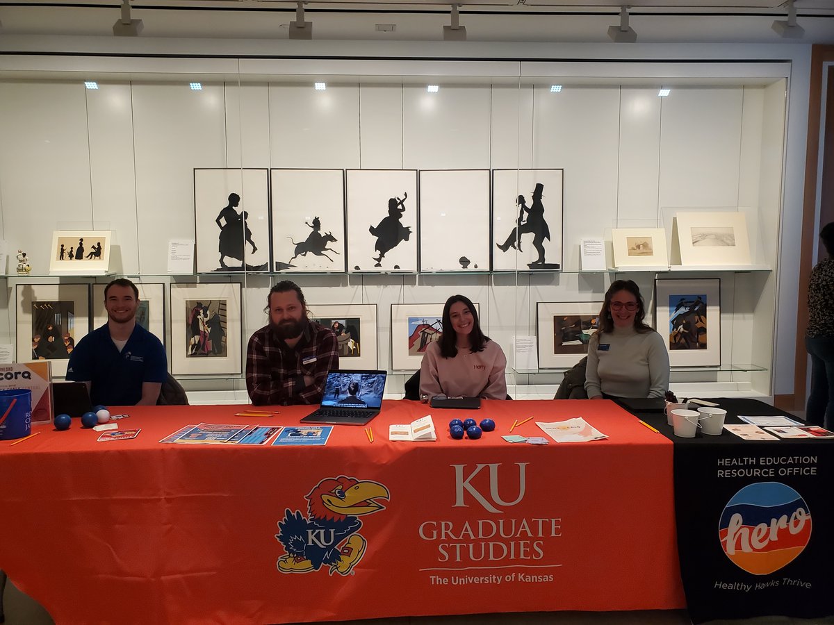 KUGradStudies's tweet photo. Thank you to everyone who joined us for the Spring Graduate Reception! 💙We hope you all enjoyed the event!

Special #SHOUTOUT to GSAB, @KU_SMMS, @KU_SILC, @KUAmblerRec, @kuhero_ and our partners @TheCommonsKU, @SpencerMuseum and @KU_OMA for making this such a successful event! https://t.co/H8Kn2mj2XL