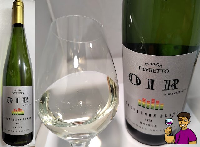 fabianmitidieri.blogspot.com/2023/02/oir-sa…
Delicado Sauvignon Blanc patagónico desde Villa Regina (Río Negro) que presenta aromas  frutados de ananá con toques florales. En la boca se comporta vivo, con buen equilibrio y persistencia media.