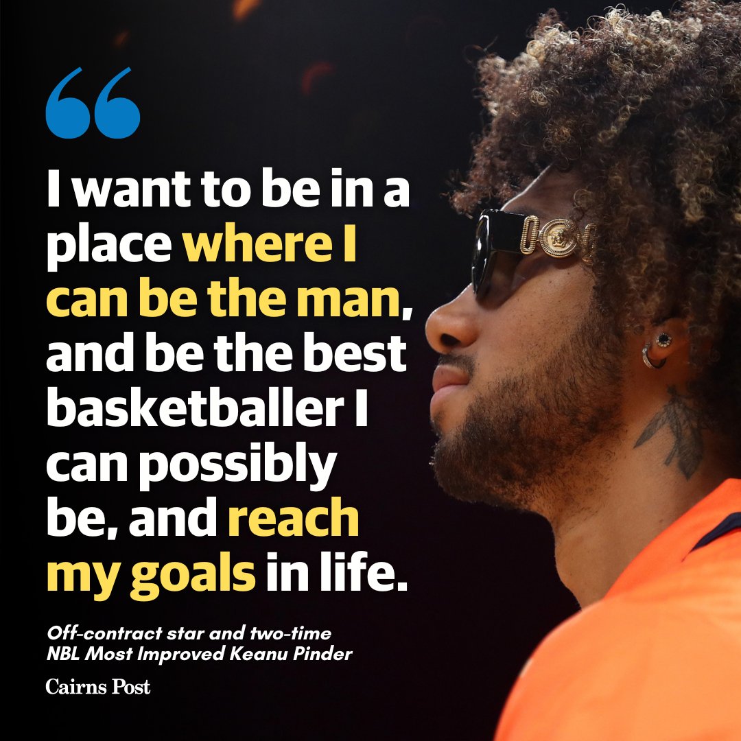 The future of star Taipans forward Keanu Pinder remains up in the air, but “unfinished business” and the ability to be a star in Cairns could tip him towards staying in the tropics. 🐍⭐🏀  #NBL23 #NBL24