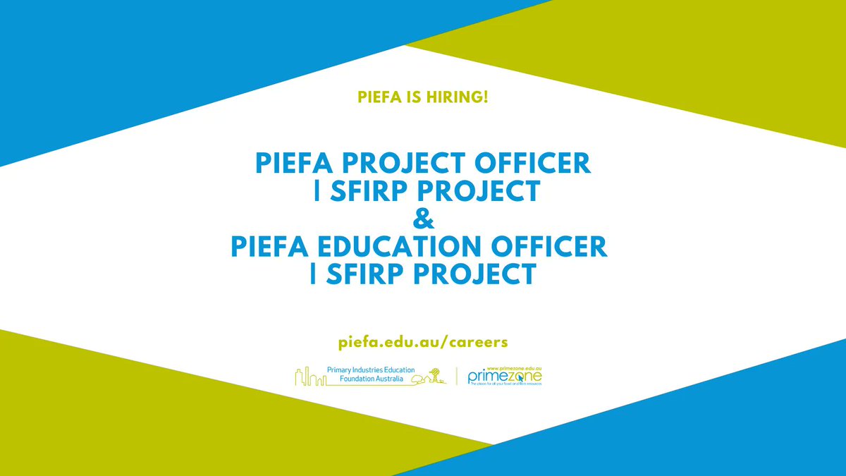 OzPIEF's tweet photo. Are you passionate about PIEFA's mission to enhance Australian schools and community through education of food and fibre?

We are currently recruiting an Education Officer and Project Officer for a new project

Applications close 5pm | Tues, Mar 7th 2023
👉https://t.co/NiCmiiXmcc https://t.co/Ly7tWDidCP