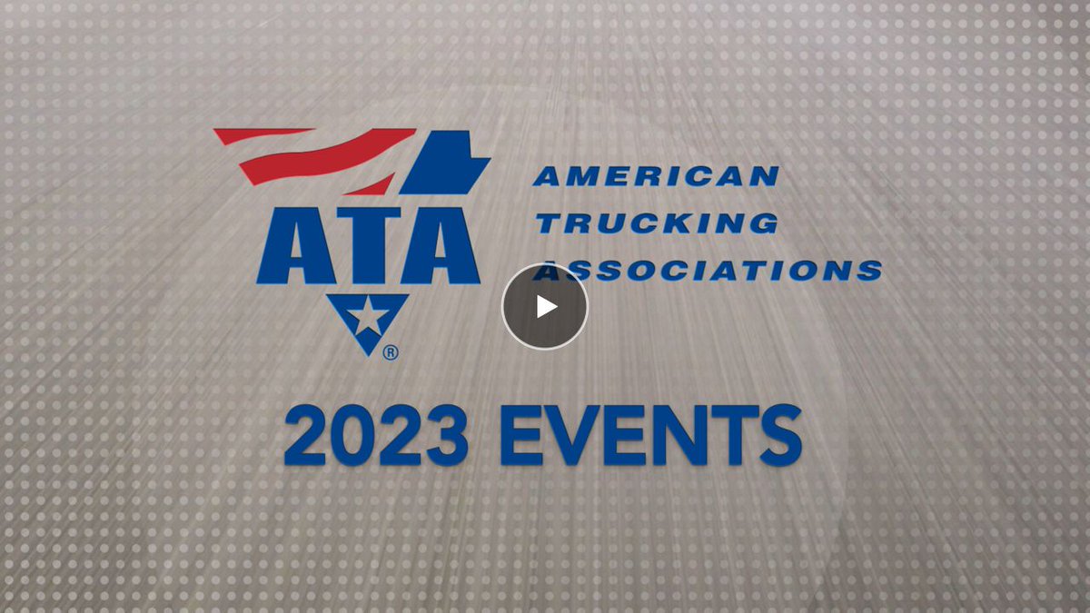American Trucking on Twitter "Preview the 2023 ATA schedule of events