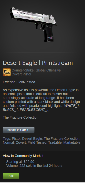 Smackdowness's tweet photo. Desert Eagle | Printstream  $52.90 Giveaway 👑

☑️RT
☑️Follow @Smackdowness 

👉Like/Subscribe: https://t.co/OSCpV7Rirv

Show Proof 🧐☝️

Rolling in 4 Days ⏰ https://t.co/uarxCz6AEg
