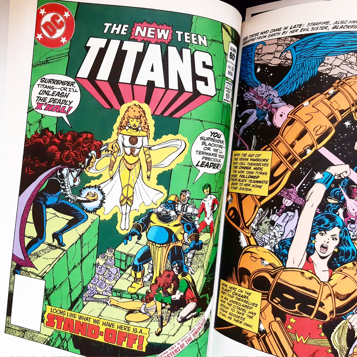 EmjayMj2's tweet photo. #TheNewTeenTitans #XHal #GeorgePérez #MarvWolfman #DC #Blackfire #Changeling #Cyborg #Starfire #Robin #DCComics #WonderGirl 💥💪🏻 https://t.co/6Acs7hJERX