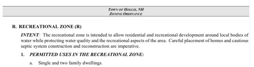 NTaylorNH's tweet photo. @norwood270 Hollis actually allows for duplexes in basically every residential district and three unit conversations in most residential area. 

It turns out the world doesn’t end when you allow for more housing options by-right. https://t.co/PlWWYp5Jxb
