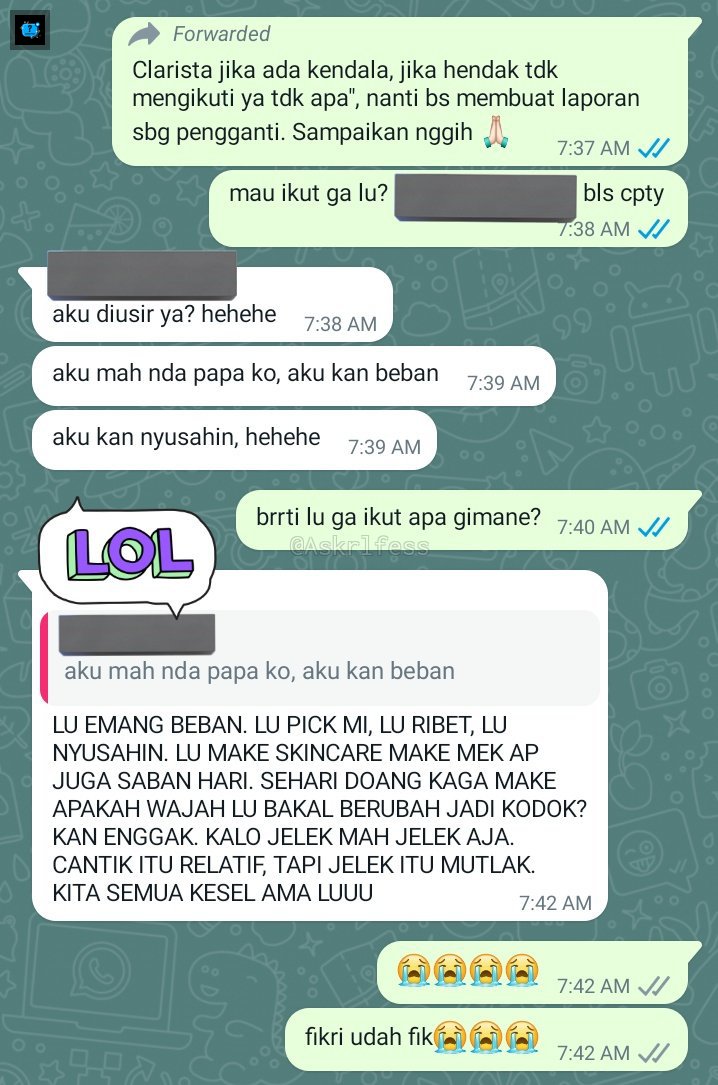 [askrl] ternyata yang kesel ga cuman gue 😭😭😭😭🙏🏻