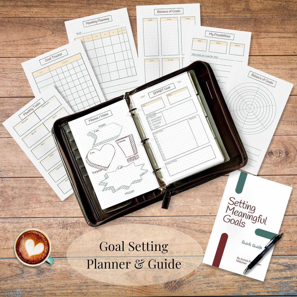 chaotic0creator's tweet photo. This Goal Setting Planner with 16 new goal setting pages and a 24 page quick guide on Setting Meaningful Goals is now available in the Embracing Intensity Planner Club! https://t.co/oZ8lFRLoC9