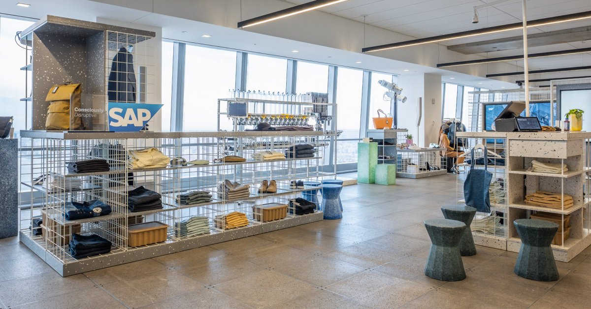 AveryDennison's tweet photo. #SAP opened its redesigned #SAPExperienceCenter in New York, allowing fashion retailers to explore cutting-edge #innovation and solutions. We are excited to partner with @SAP to bring new experiences w/ our #digital ID technologies. https://t.co/vCwh53bYCF @ADSmartrac https://t.co/XIkHV5xSps