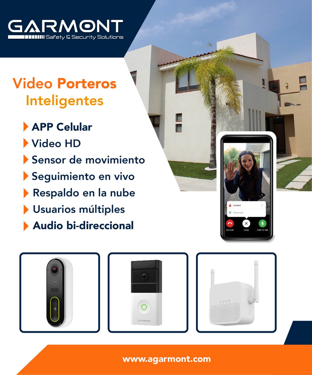 a_garmont's tweet photo. Video Porteros Inteligentes con almacenamiento de video en la nube.
Monitorea el acceso a tu hogar, oficina y negocio desde donde sea que estes con tu celular.

#smarthome #security #alarmasdeseguridad #casaprotegida #cctv #videovigilancia #sistemadeseguridad #alarmasparacasa https://t.co/ycwoPVwwvZ
