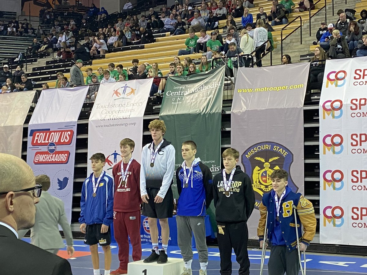 Centralia’s Brayden Dubes wins the Class 1 Boys Wrestling Championship. <a href="/KOMUsports/">KOMU 8 Sports</a>