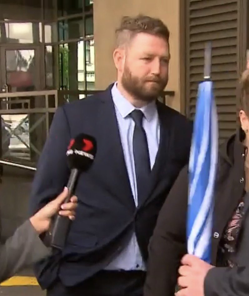 EstelleGriepink's tweet image. BREAKING: A policeman who body slammed a protestor at Flinders St station has had his case thrown out by a magistrate. Daniel Peterson English had been taunting police when Acting Sergeant Beau Barrett took him to ground @7NewsMelbourne