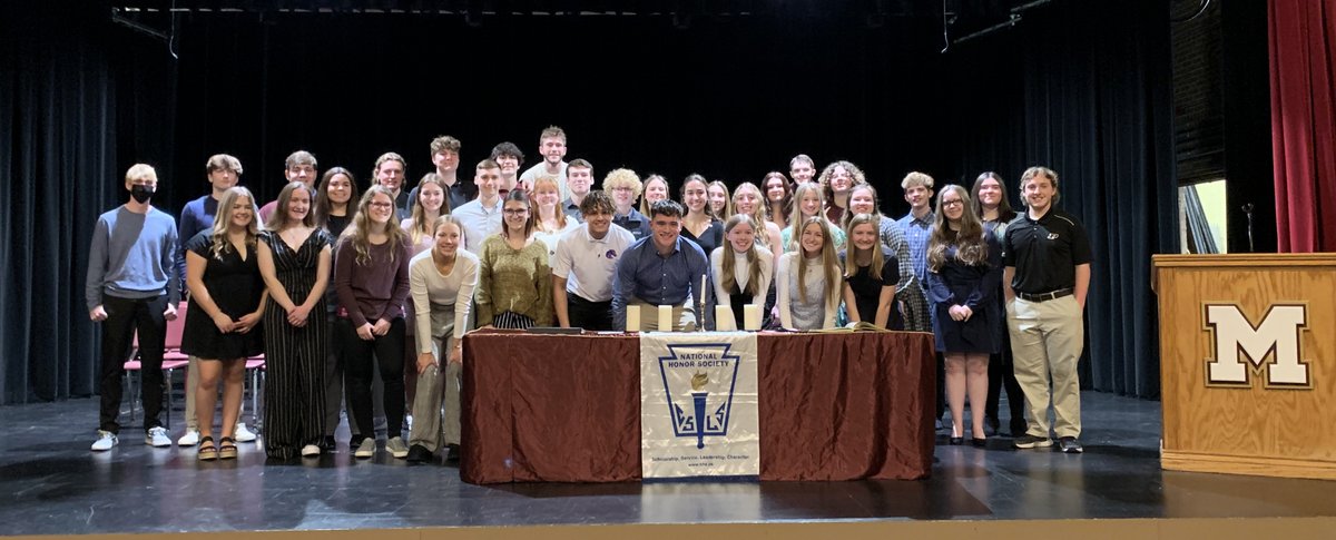 SCMSchools's tweet photo. The 137th National Honor Society Induction Ceremony was held tonight (February 23, 2023) at @SCMMHSCavemen. There were 20 new inductees at the event. Congratulations to all of these students on this outstanding achievement! https://t.co/KcFJhTka4a