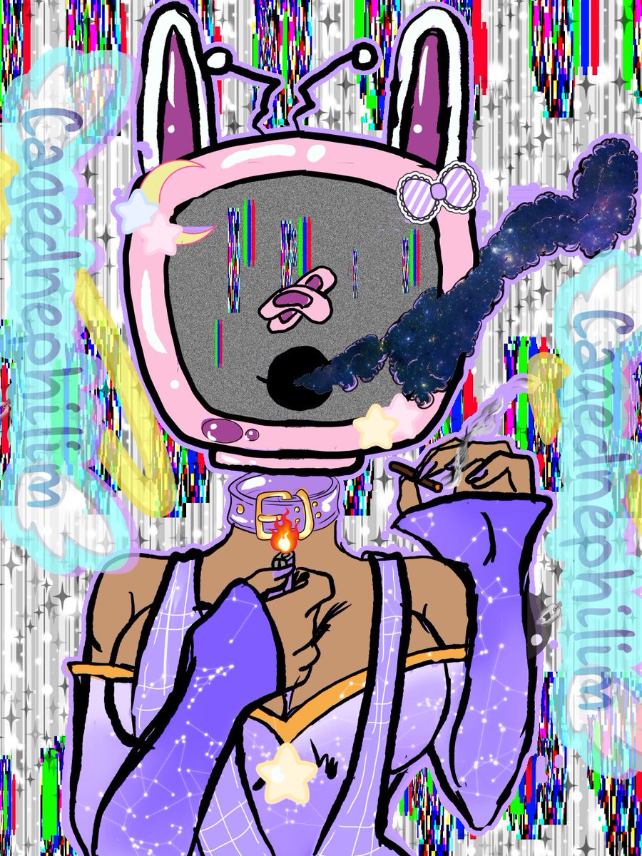CagedNephilim's tweet photo. Need to save up for glasses again cuz i need the special tinted kind cuz of my sudden light sensitivity. My commissions are open as always have chibis, full bodies and even painted portraits I also have anime stickers available in my kofi along with my monthly sticker club #Anime https://t.co/EyXTEIRtVc