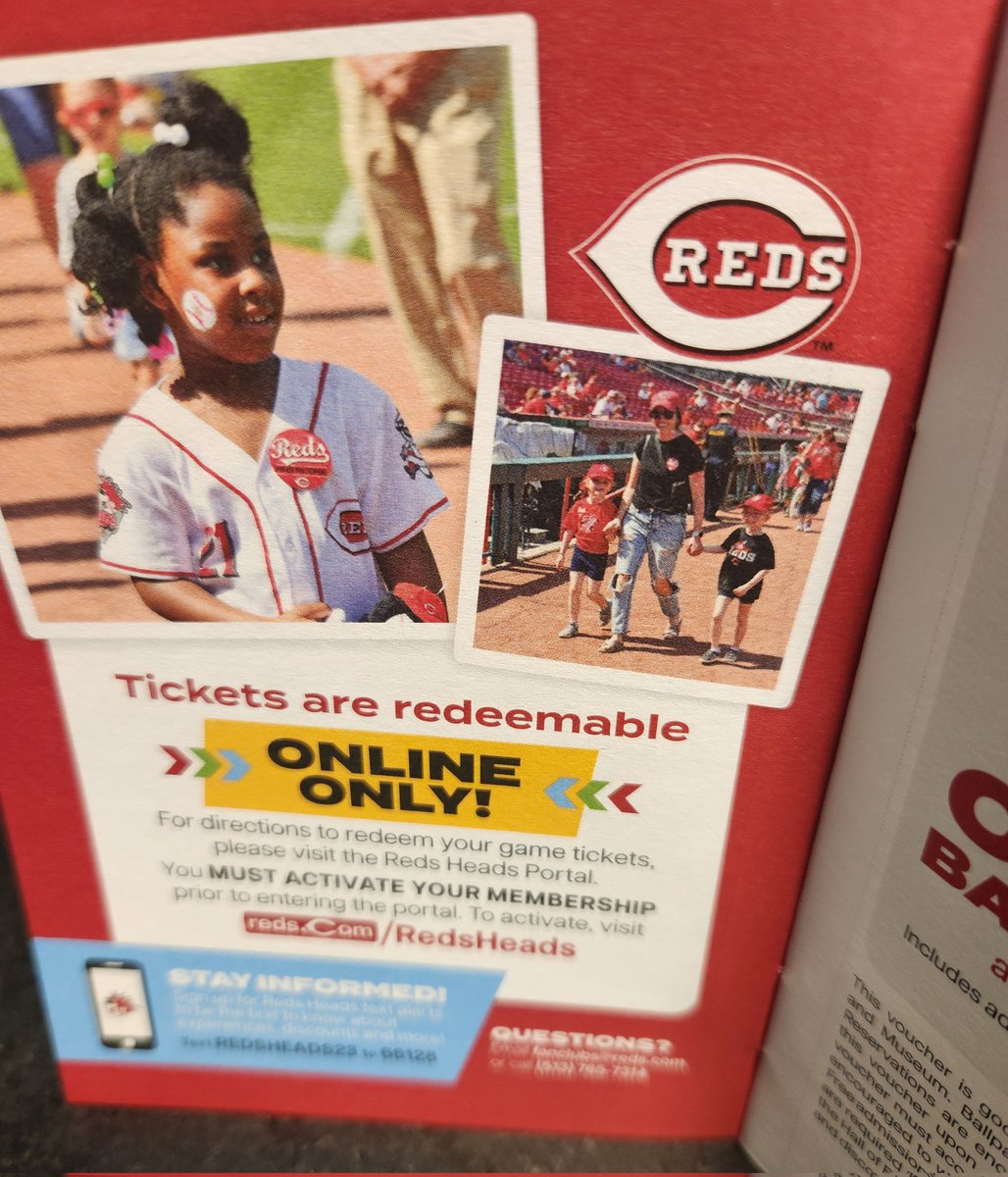 Ms_Toy_2U's tweet photo. @Reds Nothing like flipping through the 2023 Reds Heads official member scorebook and seeing your child. ❤️❤️❤️. Made our night. Looking forward to Kid's Opening Day https://t.co/VdkUc3C5dW