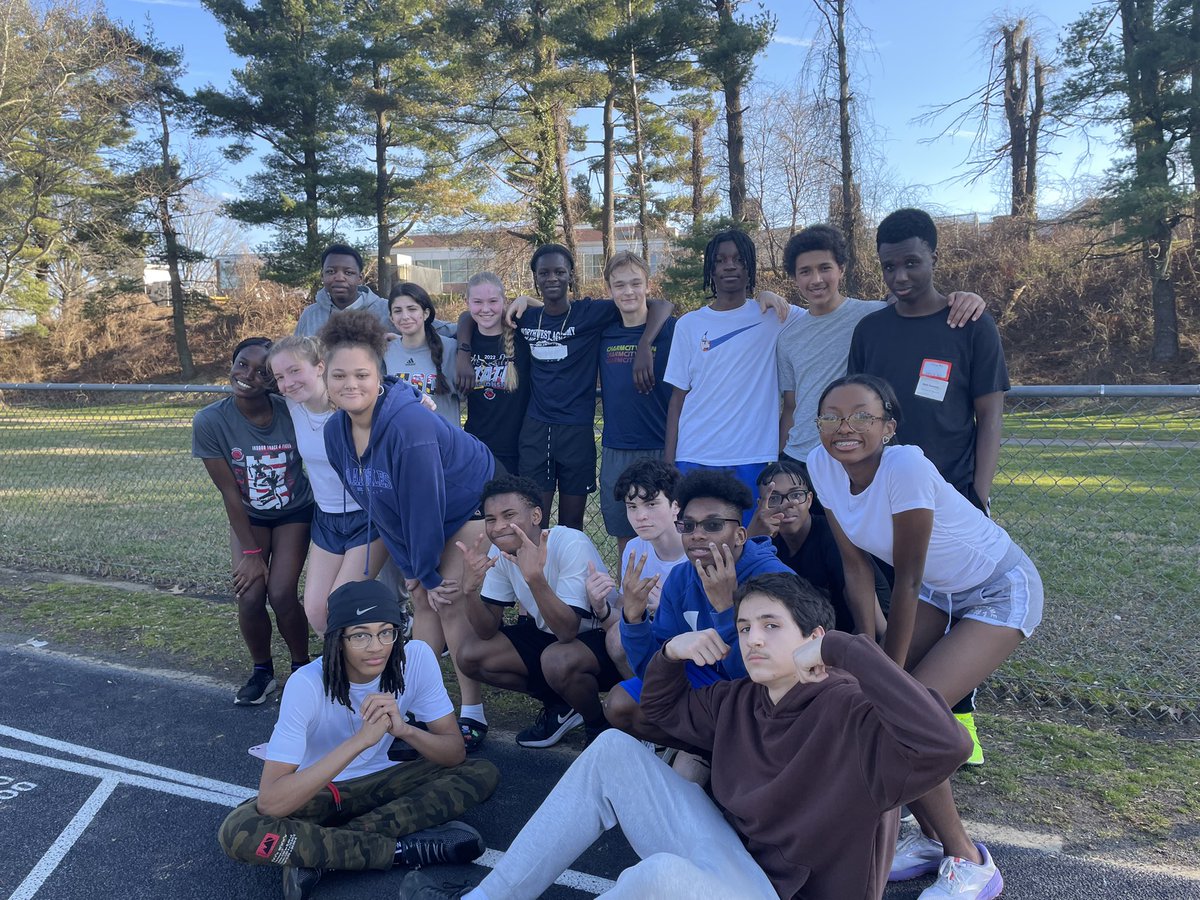 Today, marks 3 years since Ahmaud Arbery, a young African American male, was fatally shot while on a neighborhood run. Our track team ran 2.23 miles at 3pm today to commemorate him. #runwithmaud