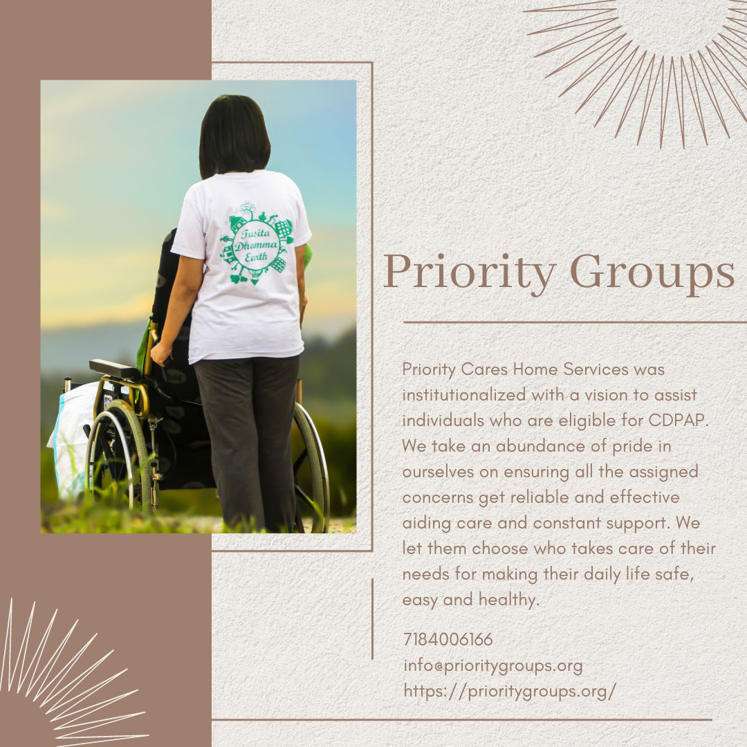 prioritygroups's tweet image. We help those eligible for CDPAP! #health #prioritygroups #CDPAP #homeservices
