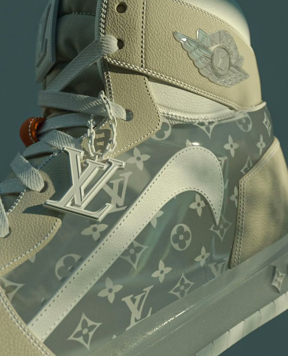 JustFreshKicks's tweet photo. Louis Vuitton x Air Jordan 1 High concepts ✨ https://t.co/hzF0FeYccy
