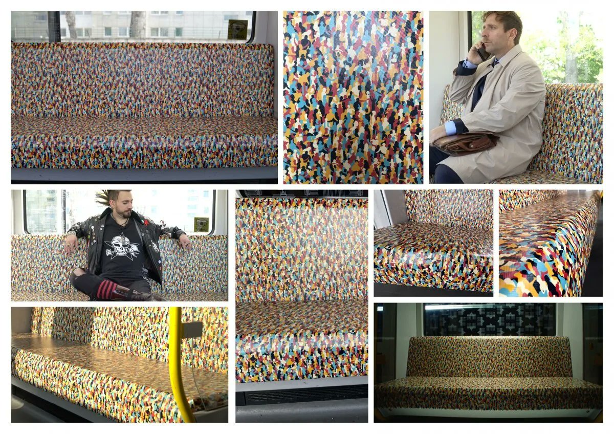 Much props to @jungvonmatt for winning Bronze with "The Pattern of Tolerance" for <a href="/BVG_Unternehmen/">Berliner Verkehrsbetriebe (BVG)</a>  buff.ly/3ku0QIu