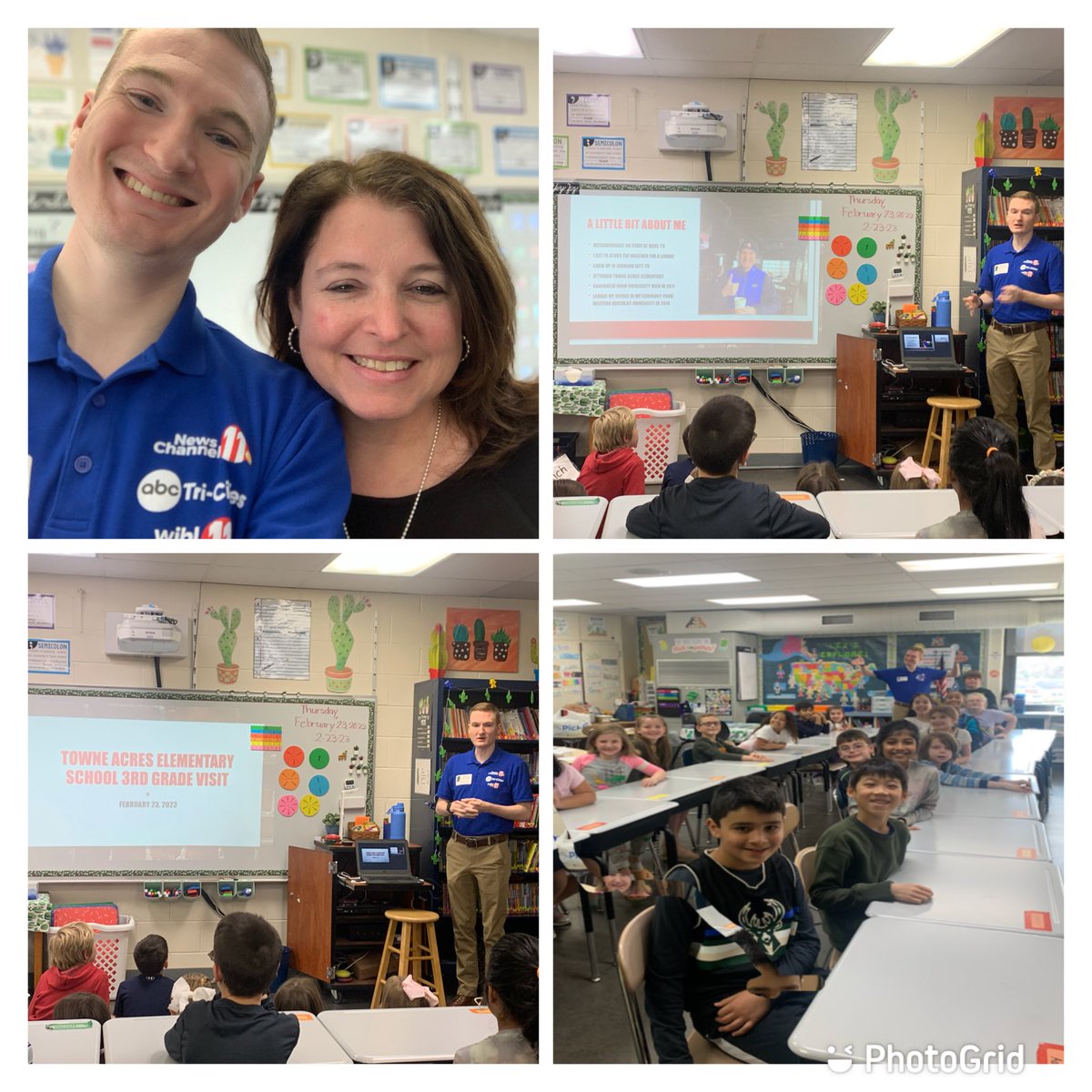Loved having former student <a href="/AWilliamsWX/">Alex Williams</a> at TA today to teach our classes about the weather! <a href="/TowneAcres_JCS/">Towne Acres School</a> #JCSDLD2023 <a href="/jcityTNschools/">JohnsonCitySchools</a>