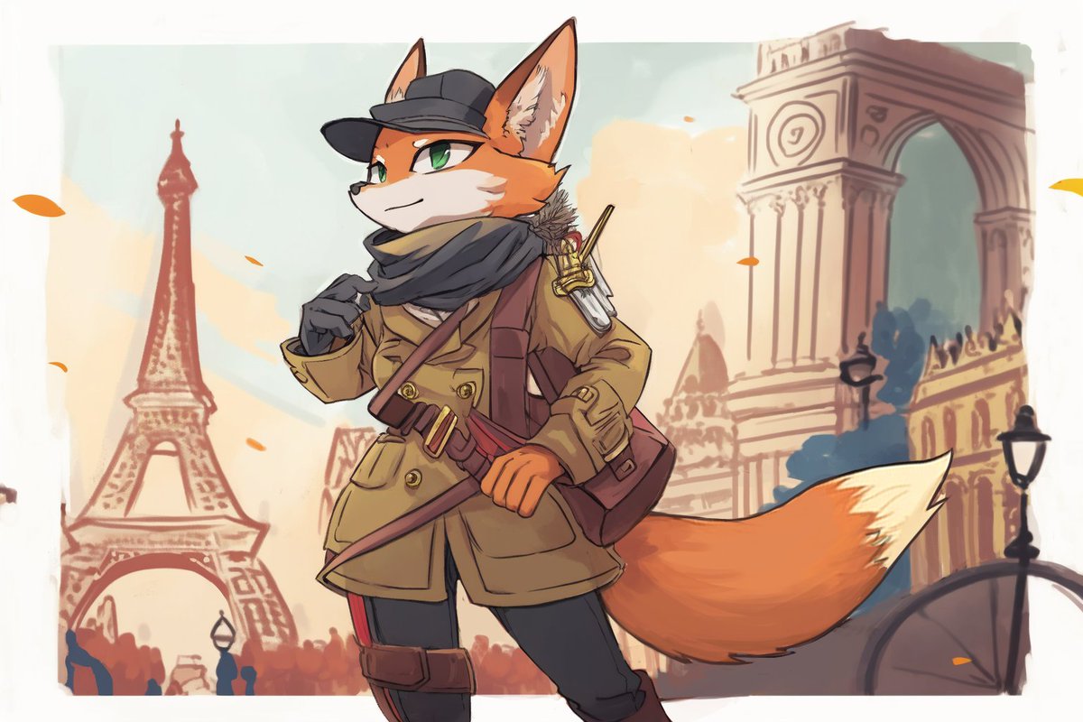 🌞Bonjour 🇫🇷 Paris!

#NFTParis <a href="/nft_paris/">NFT Paris</a> #foxes