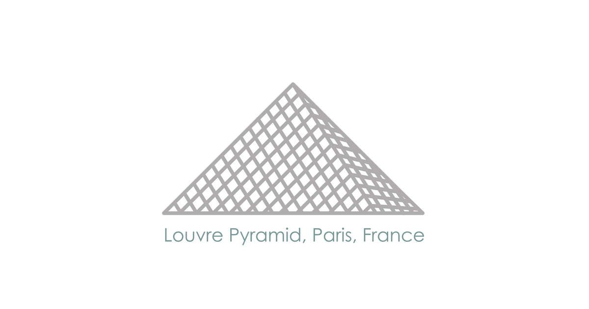 Latest Sold <a href="/VectorStock/">VectorStock</a> outline louvre museum pyramid in paris #VectorStock vs2.page.link/9t2m