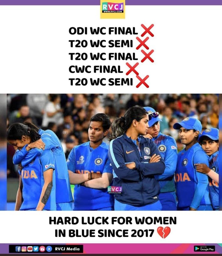 VikasArdhendu's tweet photo. #T20WomensWorldCup Never mind girls this is not the end never mind if the world turns against you I believe in you one day you will do better I am with you in this bad times you are my champion 💙 lots of love ❤️ and support for your future, time is hard life is not
#INDWvsAUSW https://t.co/yvPTp9bADP