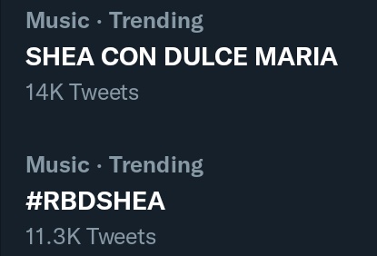 🚨 “SHEA CON DULCE MARIA” &amp; #RBDSHEA Son Tendencia en México🇲🇽

¡Ya disponible en plataformas digitales!