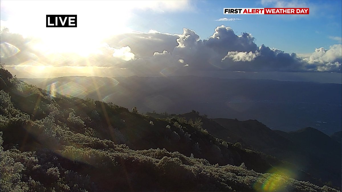 That is QUITE a view from the top of Mt Diablo this evening!