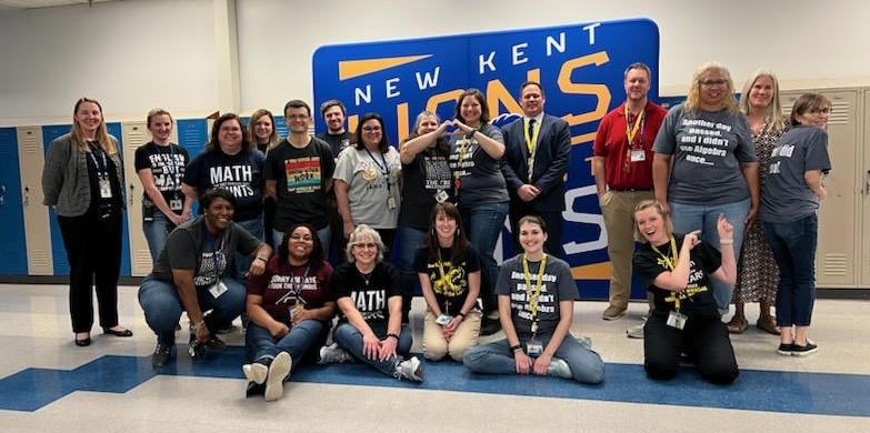 HodgesNKMS's tweet photo. Tonight we revived an epic event...Math Loves English Night! Fun was had by students, their families, but mostly by the teachers (even those curmudgeonly math ones)! @MrsCederholm @c_kewer @NewKentMS https://t.co/LJv4ZBjBaH