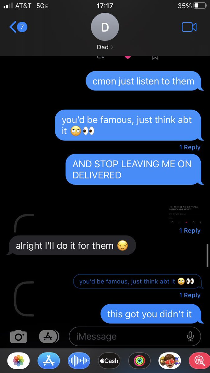 edinmanchester's tweet photo. here’s the full conversation with me dad if anyone wants a good laugh 😭 https://t.co/xK8EwaNQV2