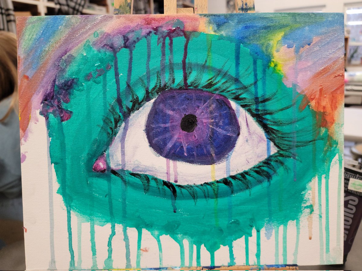 ArtwithBoever's tweet photo. I am blown away by the talent that students have to create these masterpieces! This is why I love teaching art! These are only a few of the pieces that have been made recently.  #middleschoolart https://t.co/d01A31fHHi