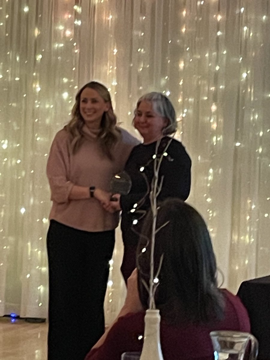 deitte's tweet photo. Congratulations to Tera Telecky for being named the 2023 Hutchinson Community Teacher of the Year!  Tera is a Middle School Math Teacher at the Hutchinson Middle School. https://t.co/lwLV7dJDmY