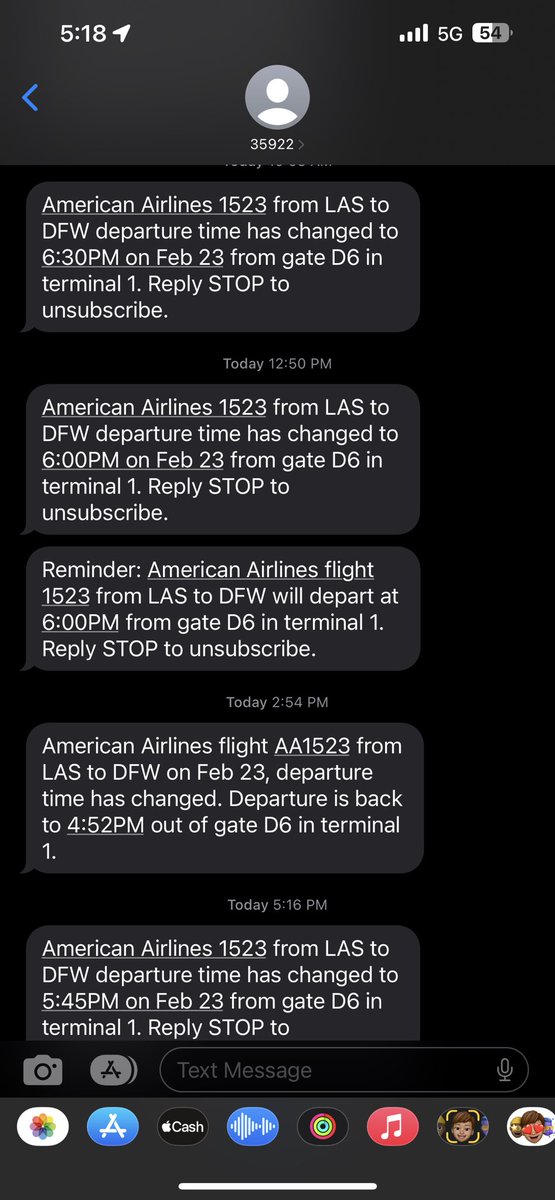 djclaymoore's tweet photo. Hey @AmericanAir what’s up with all these changes?? Really stressed me out trying to get back to the airport on time. Then had to go back to the ticket booth bc your app stopped working. I will need someone to call me and explain what’s going on. Unhappy customer. https://t.co/YxDhYH8dJu