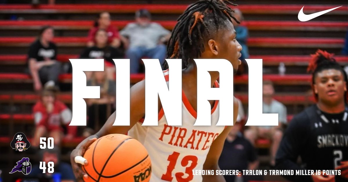 TICKET PUNCHED! With a 50-48 victory over the Centerpoint Knights, YOUR DREW CENTRAL PIRATES advance to the next round of the 3A-4 regional tournament and secured a spot in the state tournament. Pirates will play Lakeside tomorrow at 5:30.