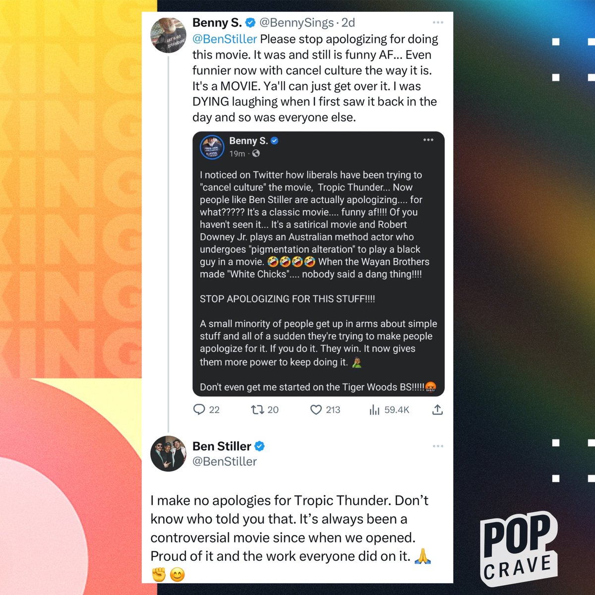 PopCrave tweet picture