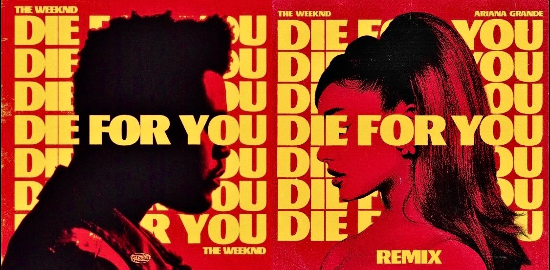 ArianaToday's tweet photo. The Weeknd &amp; Ariana Grande
Die For You Remix ⭐️🌙 OUT NOW
▶️ https://t.co/jlHHDnu7gp https://t.co/TE9HtaYt8k