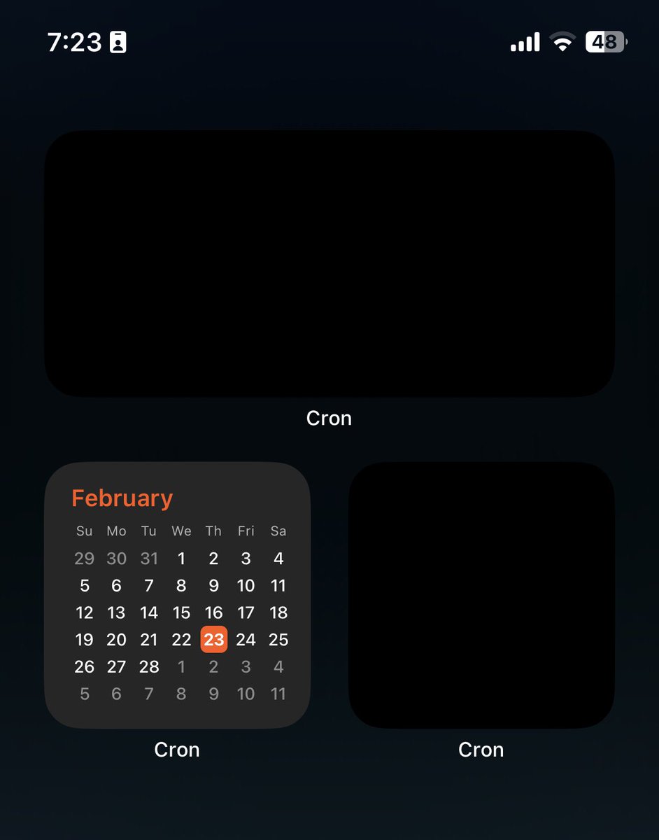 jreynaf's tweet photo. @Cron New bug on the widgets displaying events 🙃 https://t.co/Z42MilhU06