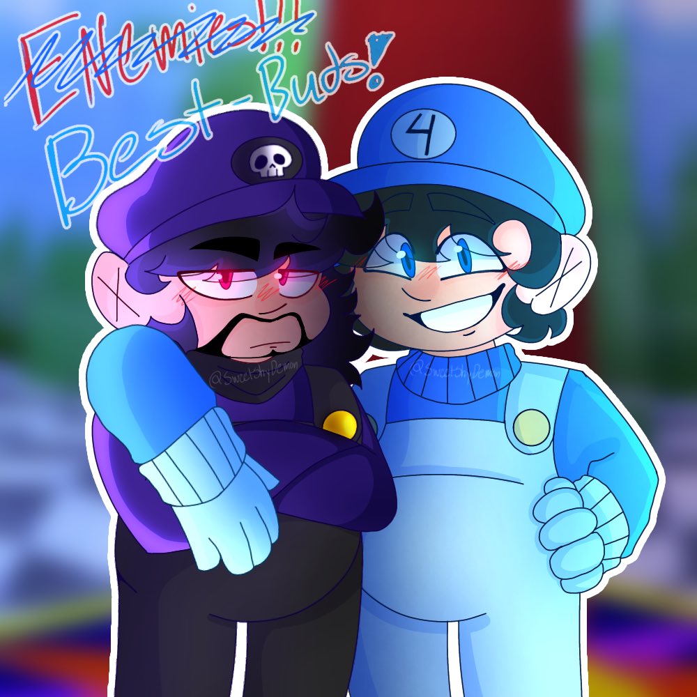 Sheriff__Liam's tweet photo. Ah yes, Recolored Mario’s ✨👏☺️

#Smg4 #smg4fanart #smg4smg3 #Smg3 #Smg34 https://t.co/KBdujcZ6hf