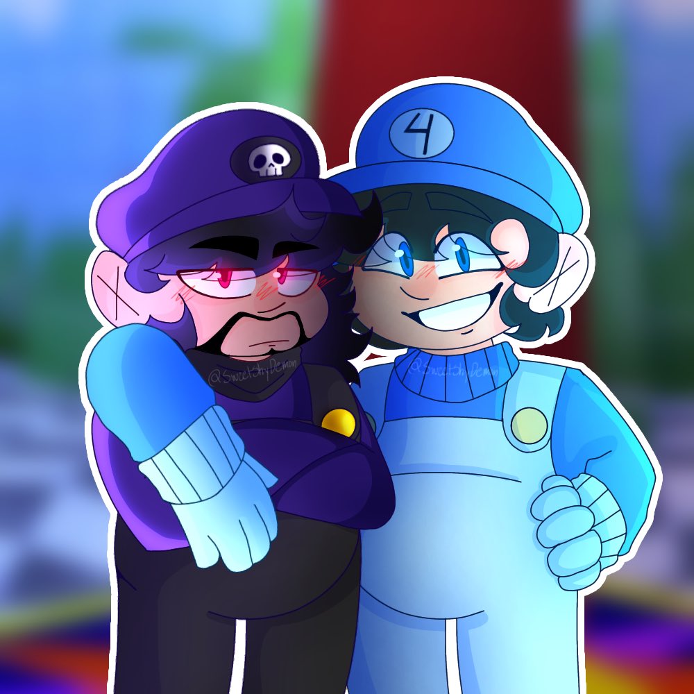 Sheriff__Liam's tweet photo. Ah yes, Recolored Mario’s ✨👏☺️

#Smg4 #smg4fanart #smg4smg3 #Smg3 #Smg34 https://t.co/KBdujcZ6hf