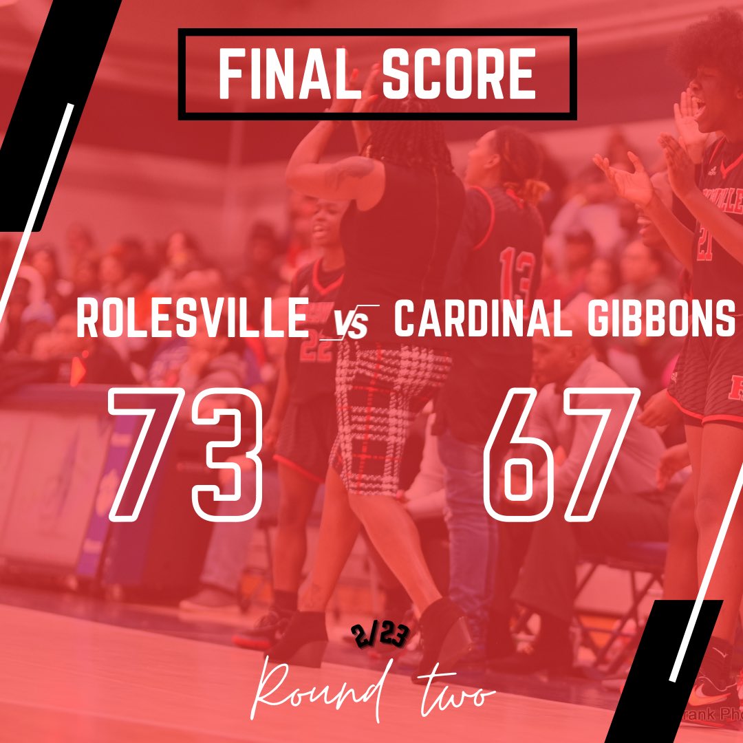 The Lady Rams are advancing to Round 3 of the playoffs after a win over #5 Cardinal Gibbons ❤️🖤🔥🔥🔥#Villeside LETSSSS GOOOOO❗️❗️❗️