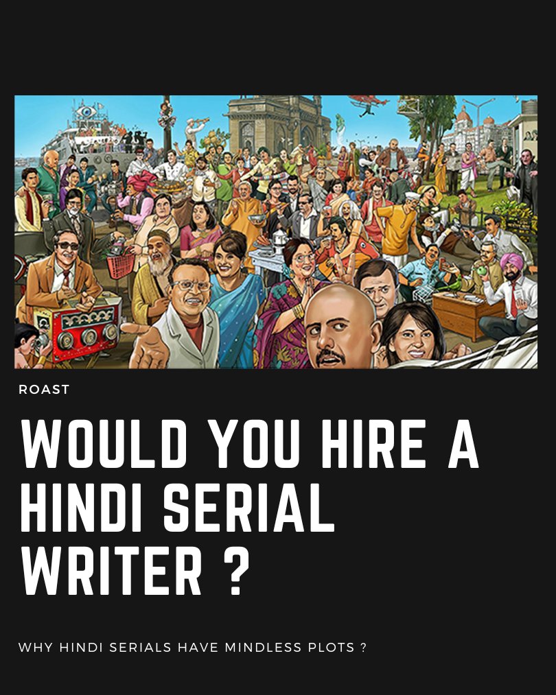 Would you hire a person who writes stories for hindi serials ? #hindiserials 
In conversation with one such writer, here is what she said 

desis.live/would-you-hire…