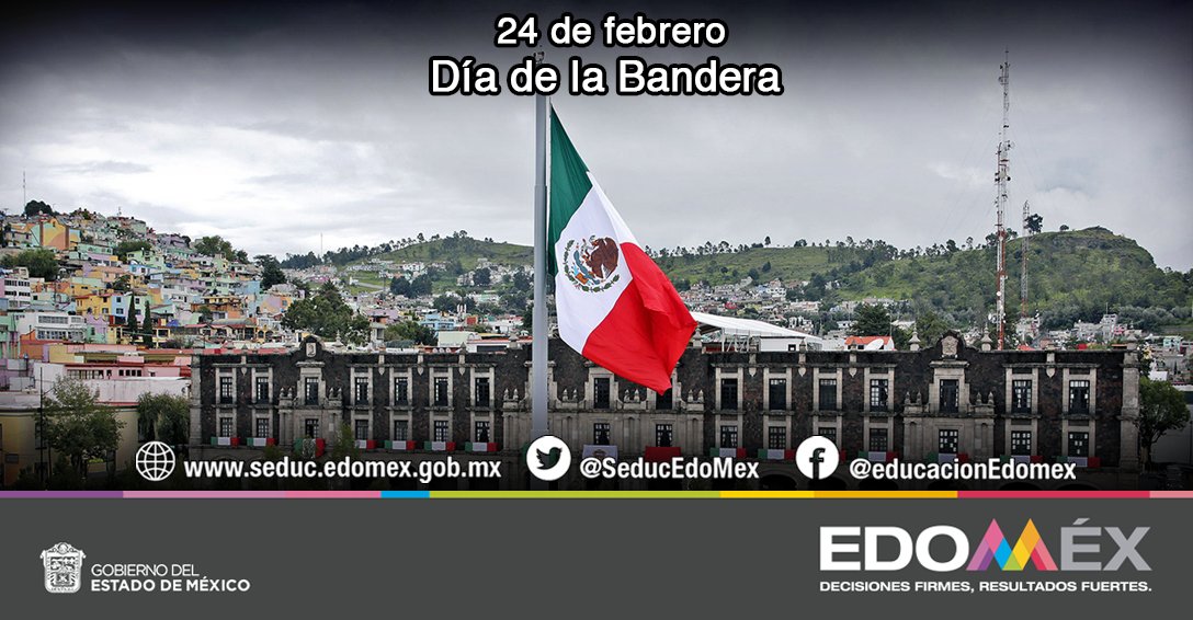 Hoy celebramos el símbolo de la unidad y soberanía nacional.
#DíaDeLaBandera