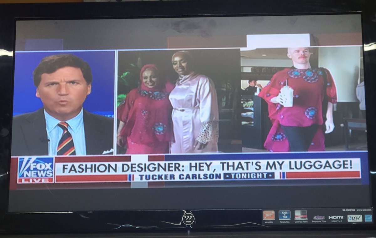IronTribeNation's tweet photo. Samuel Otis Brinton @sbrinton is an American nuclear engineer and LGBTQ activist.
Imagine he/she stole the luggage from a woman at the airport and then he gets caught wearing the clothes that was in the luggage, that she designed. 🤣🤣 #NuclearNerd https://t.co/W9LGIlKeuq