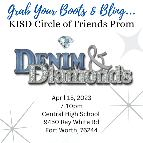 lynn_jameson's tweet photo. Join us at @KellerCentralHS for a Circle of Friends Denim and Diamonds event on April 15 at 7:00. You can support us by making a donation or purchasing an item from our wish list. #denimanddiamonds #bootsandbling #dance #inclusion @SandiWalker01 @LizRusso77 @KellerISD @KellerSped https://t.co/fYUO64TrAn