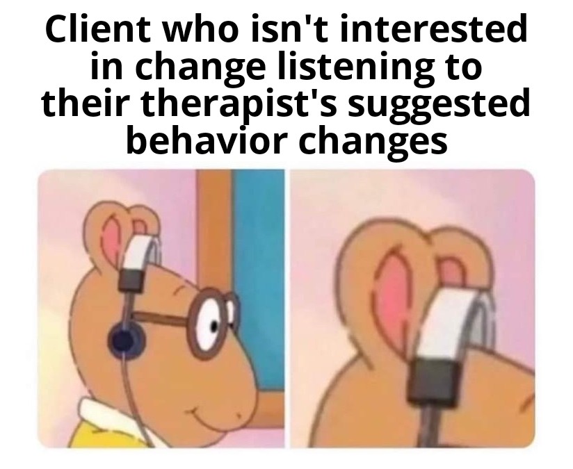 SYSTPodcast's tweet photo. Get your mental health funnies on with our podcast, Shit Your Shrink Thinks. Take a listen, rate, and review us!
#therapymemes #therapyhumor #TherapistTwitter #therapisthumor #therapistproblems #mentalhealth #MentalHealthMatters #PodcastAndChill #PodcastRecommendations #podcast https://t.co/fNPr6CQ9JB