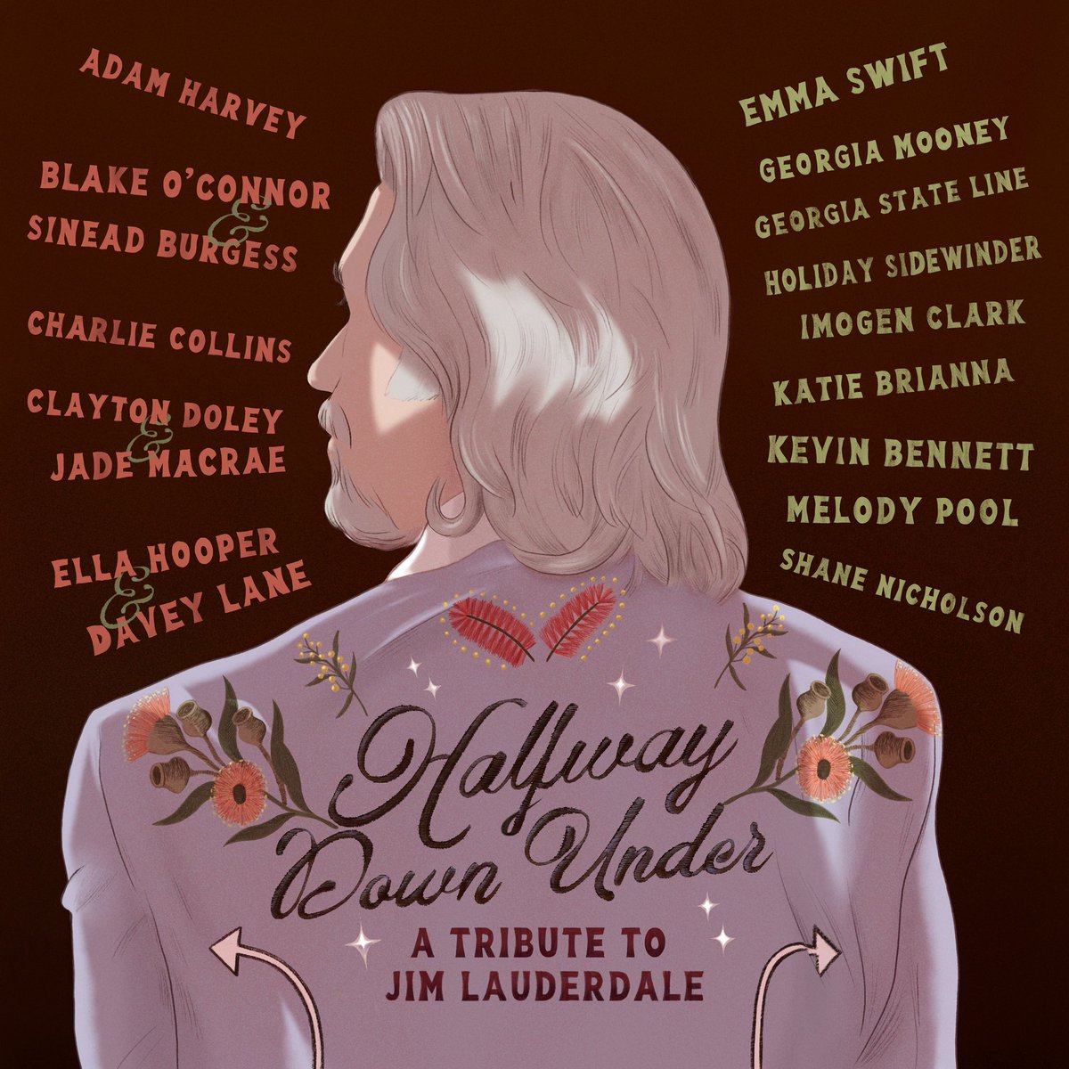 On March 10, we will be releasing Halfway Down Under: A Tribute to Jim Lauderdale, featuring all new interpretations of songs from throughout @jimlauderdale’s epic career by Australian artists. Check out tracks from @KatieBrianna and @Imogen_Clark now ffm.to/halfwaydownund…