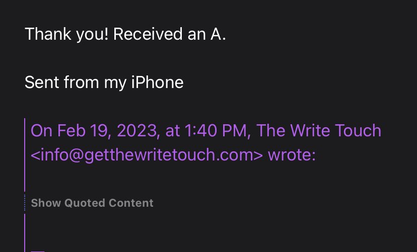 _TheWriteTouch's tweet image. We get As! 🎉🥳

If you need an essay or paper, contact us today! 

Text 704-904-1226